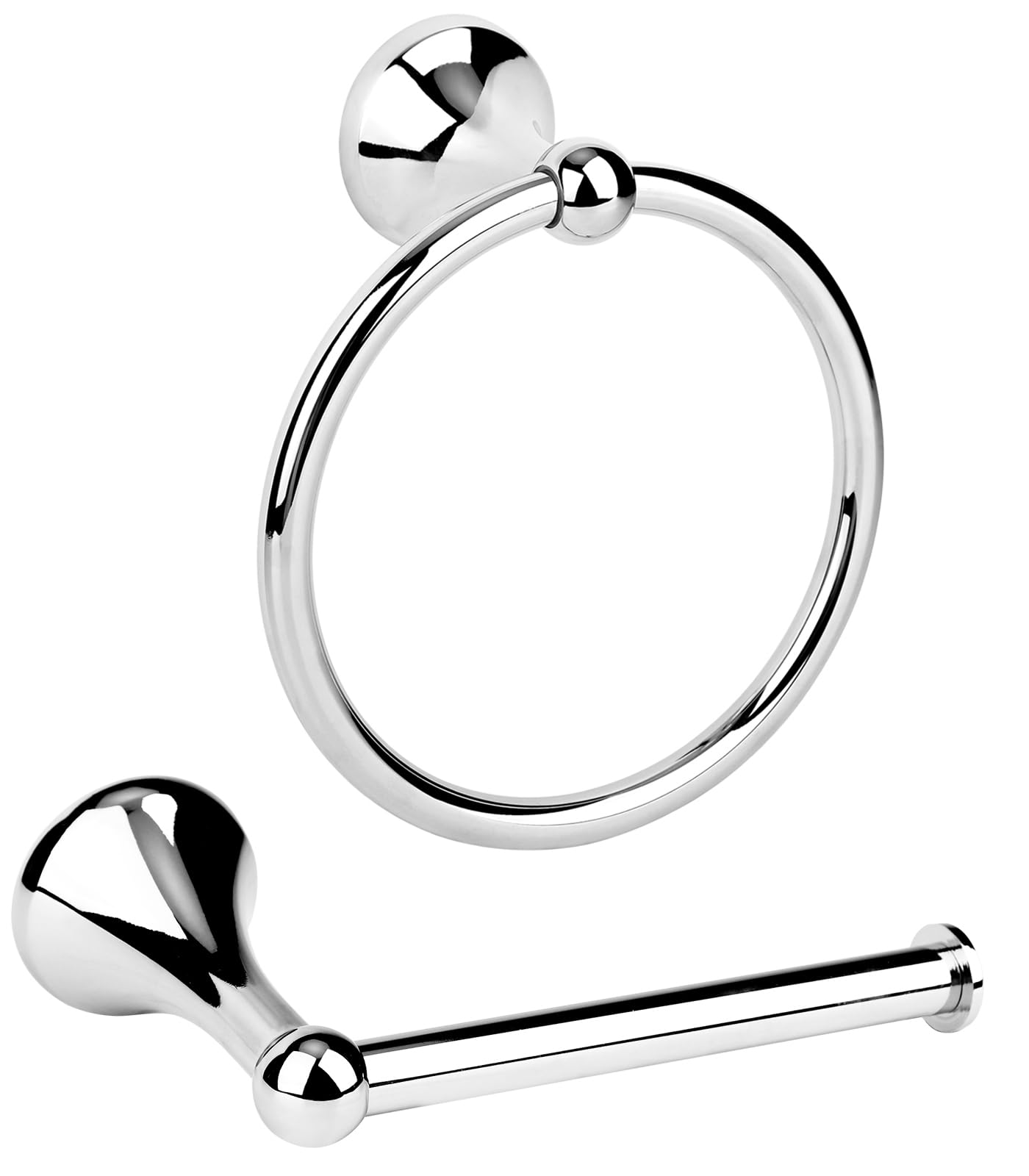 Ntipox Chrome Bathroom Hardware Set