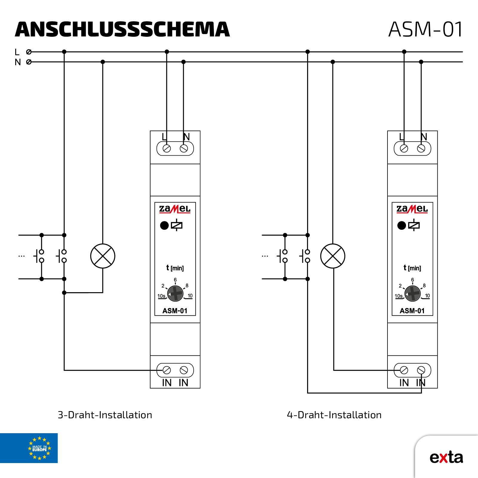 Przełącznik oświetlenia schodowego ASM-01