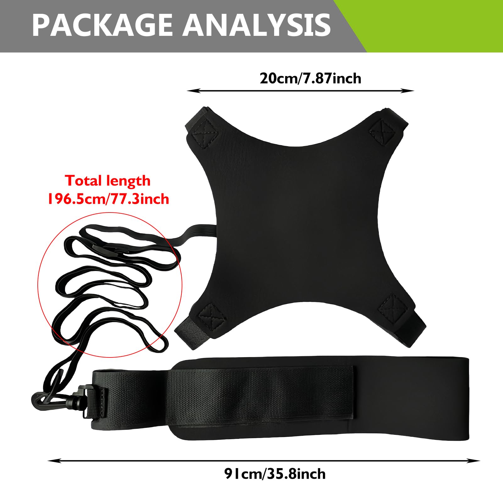Nizirioo Pallavolo Spike Trainer, Attrezzatura da Allenamento Aid per Pallavolo, Sistema di Esercizi (Nero)