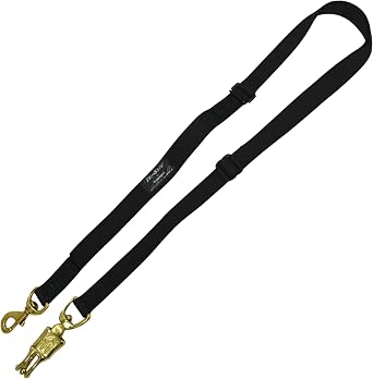 Intrepid International Tie Safe Heavy Duty Nylon Adjustable Cross Tie - Stall Accessories, Attach to Halter, Brass Panic Snap, for Stall and Horse Trailer