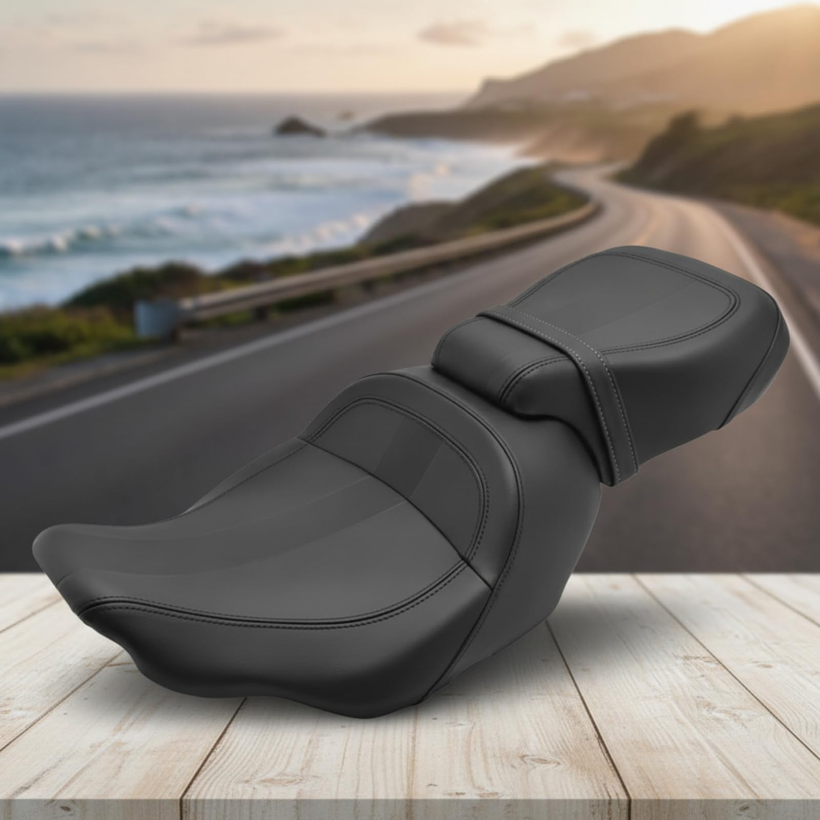 Selle Biplace Noire