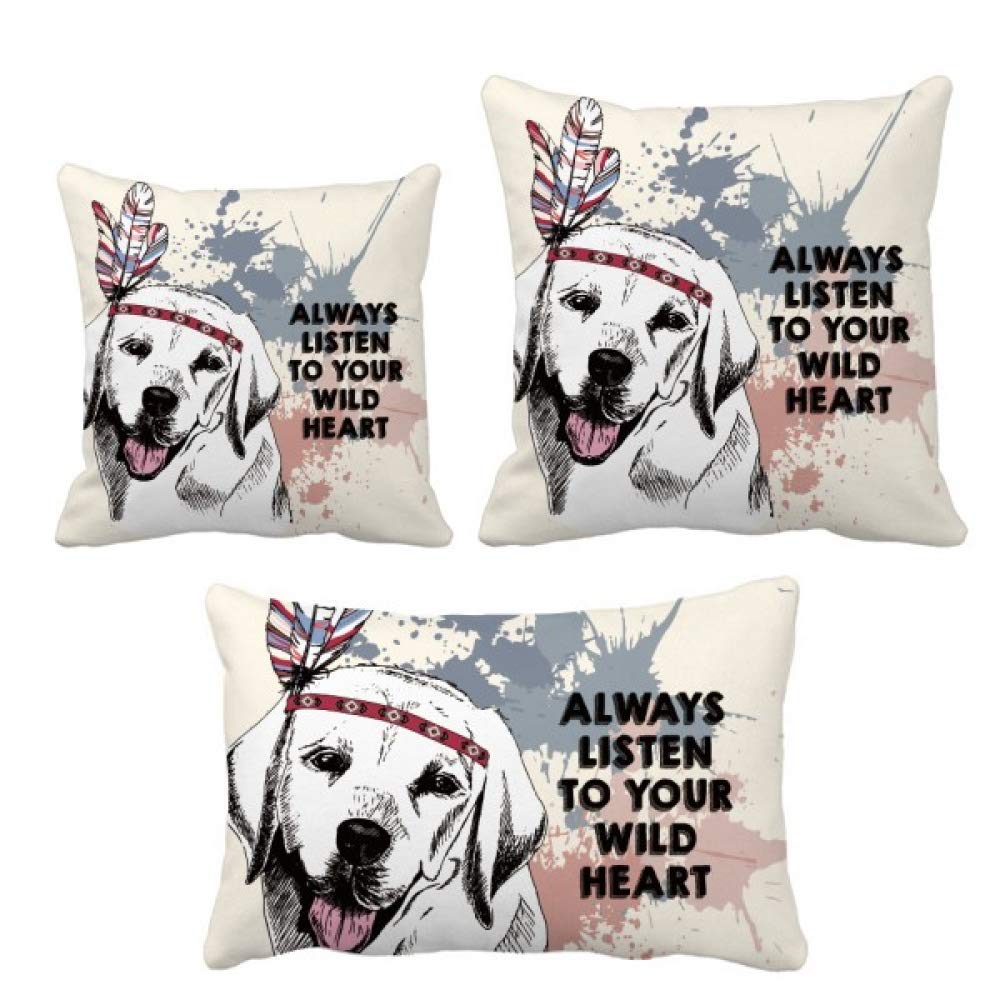 Coussin de chien aquarelle decoration pour canape salon