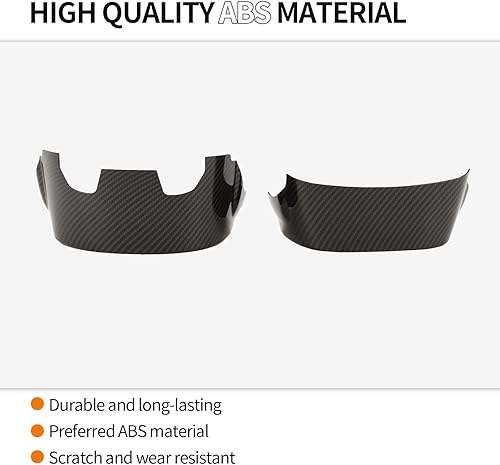 Miniatura 4 de RT-TCZ Para Challenger Volante Dash Trim para Chrysler 300C 2015+ para Dodge Challenger 2015+ Cargador 2011+ Durango 2014+ Fibra de Carbono