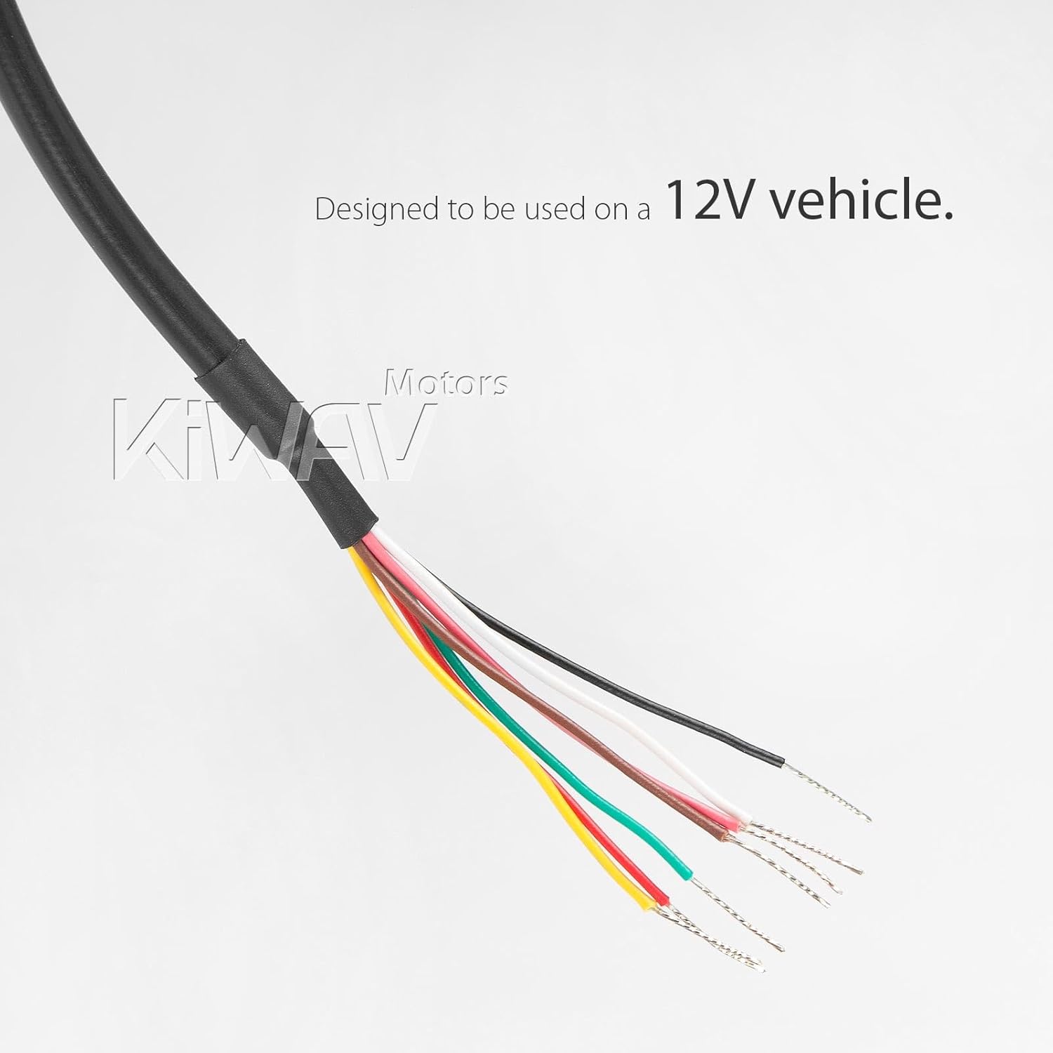 KiWAV LED Mini Dashboard Warning Dash Lights Cluster Panel Indicator Turn Signals Neutral Light Hi-beam Oil Warning Black Housing Aluminum 47mm (1.85 Inches)
