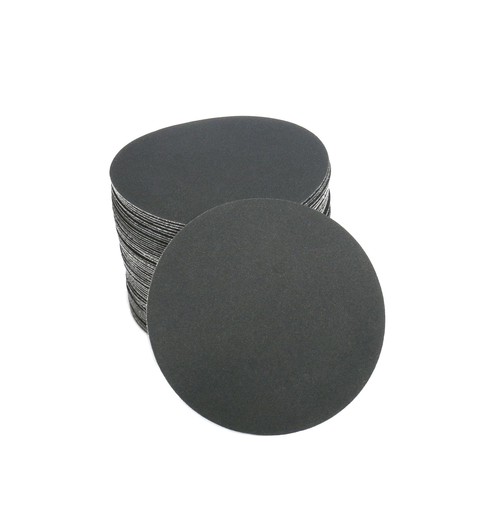 Tueascallk 50Pcs 5 Inch 320 Grit Non-Porous Wet and Dry Hook and Loop Sanding Discs for Random Orbital Sander and Electric Sander Sandpaper