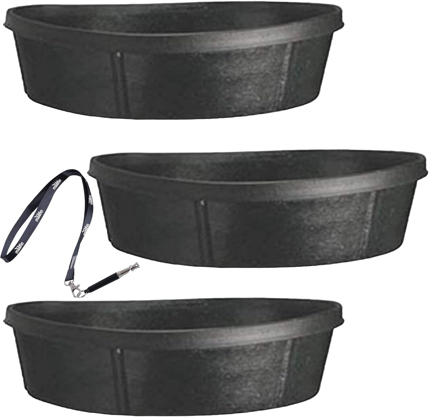 Fortex Bucket Rubber Feed 3 Gallon Duty, Large Capacity