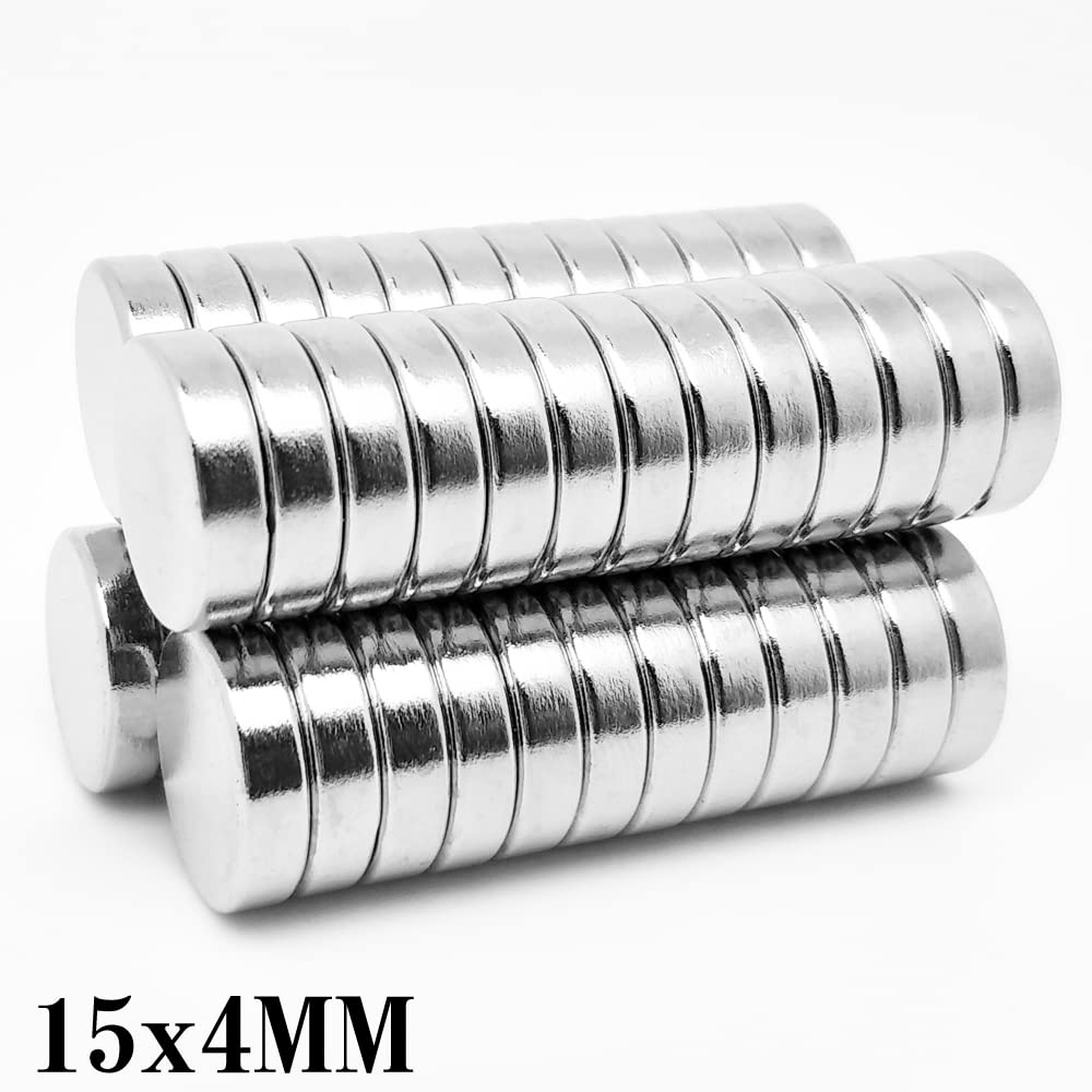 15x4mm Thin Magnet 15mmX4mm Permanent Magnet disc 15x4mm Magnetic Round Refrigerator Magnets, Fridge, Office, Whiteboard Magnets for Crafts,Office, Kitchen(20PCS 15x4) — Amazon image 3