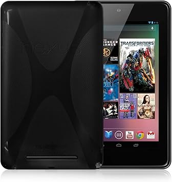 Amazon Minisuit Google Nexus 7 Tpu シリコン ケース カバー X柄 ブラック Minisuit スタンド 通販