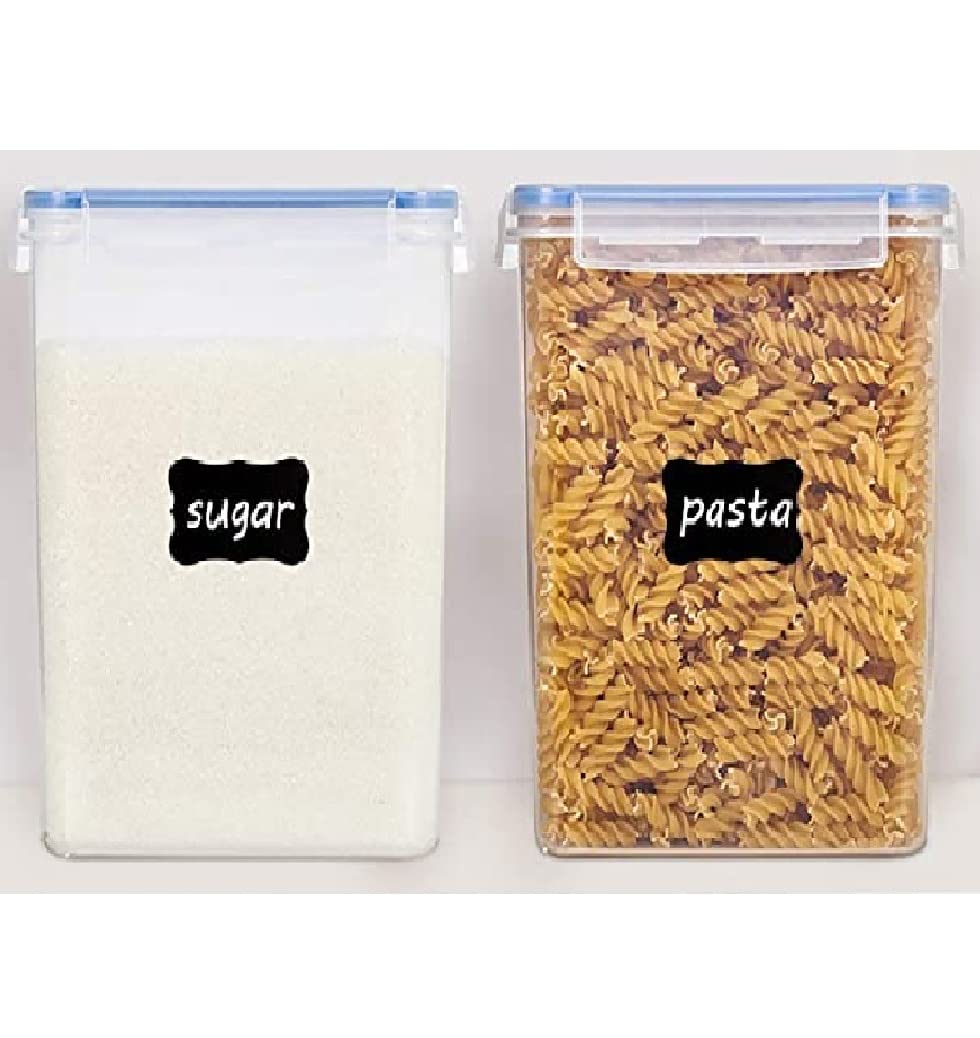 ENTITY Airtight Plastic storage container, BPA Free Food kitchen storage Large containers set - 2900ml (Pack of 2) - Transparent