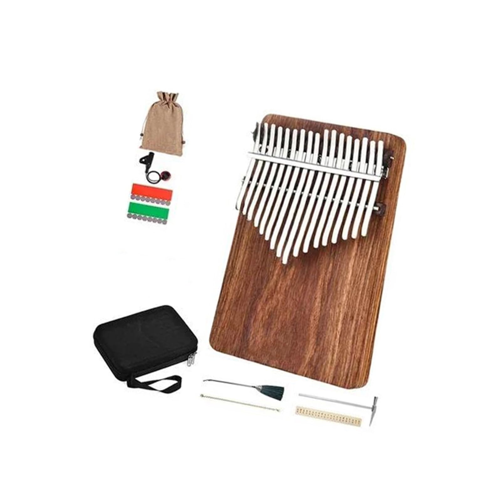 Strumento Da Gioco Portatile Con Tastiera Cromatica Professionale Kalimba Per Principianti(17 Key B Note)