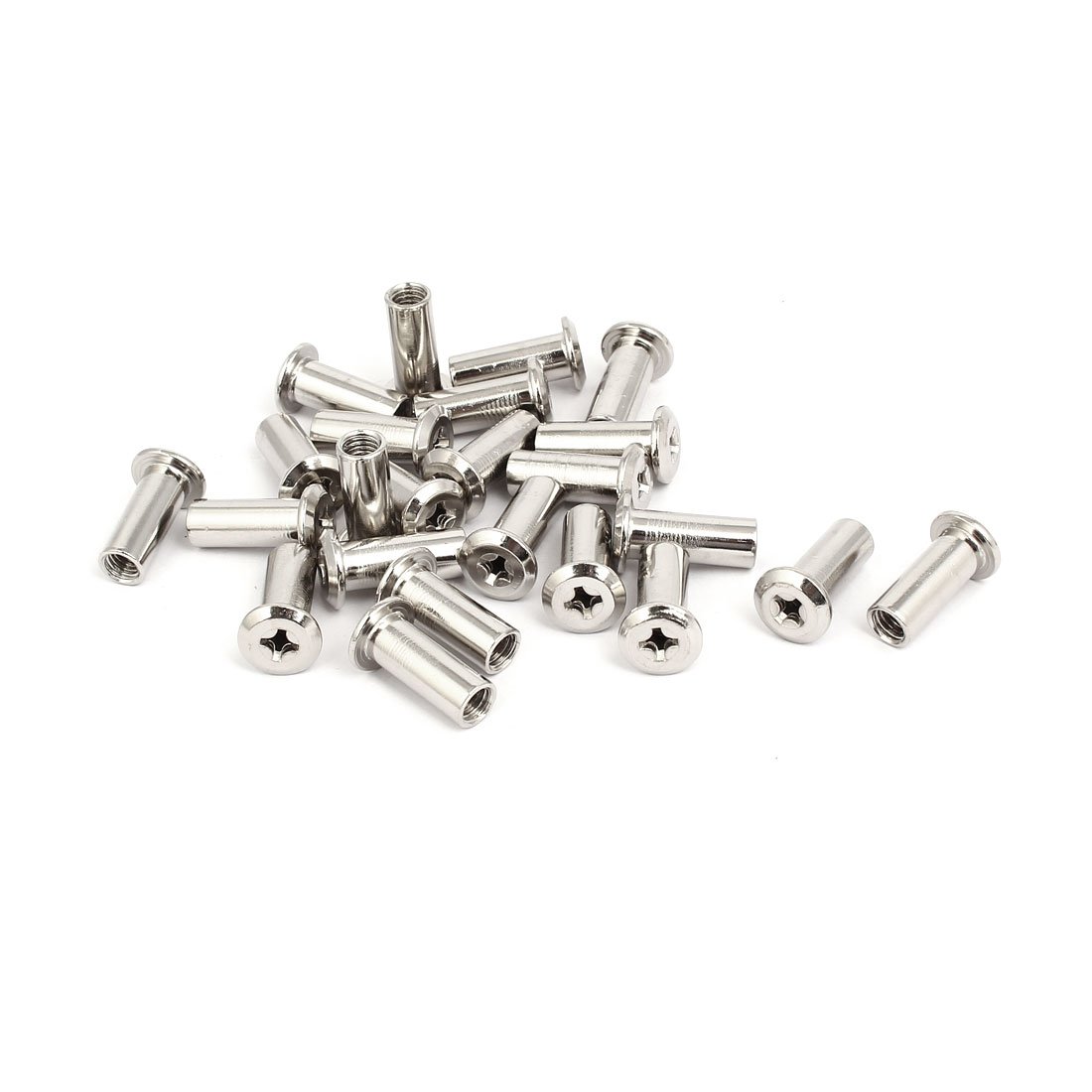 Aexit M6x20mm Rosca Hembra Phillips Cabeza Barril Tuerca Accesorios de Muebles 24 unids (1dd72539d1f8ebb6194f7e5fb74f0ab4)