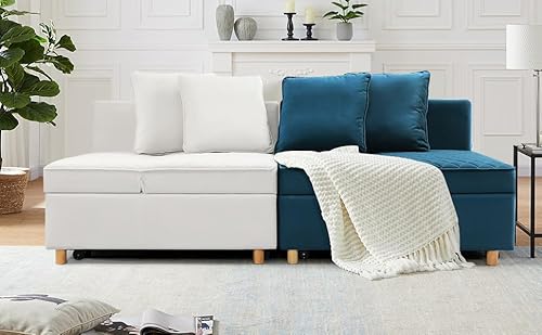 Sejov Sofa Bed, 4-In-1 Convertible Couch With 5 Level Adjustable Backrest thumb #8