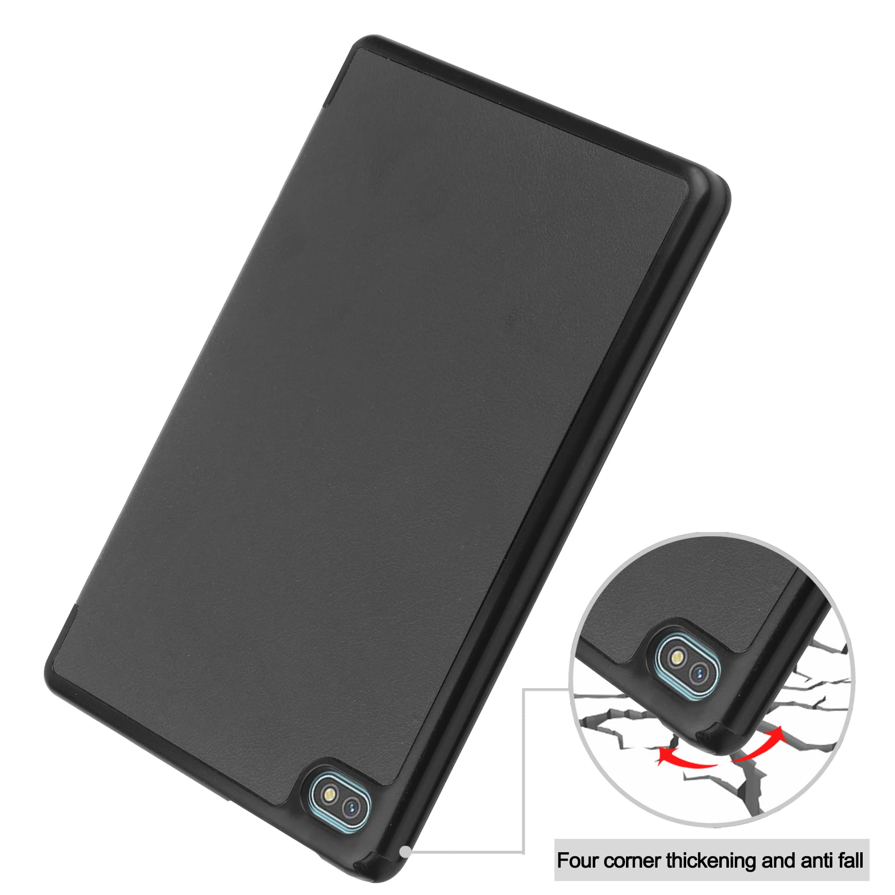 Custodia Per Tablet Blackview Oscal Pad 10 10.1'' Con Stand E Funzione Autosleep/wake, Nera