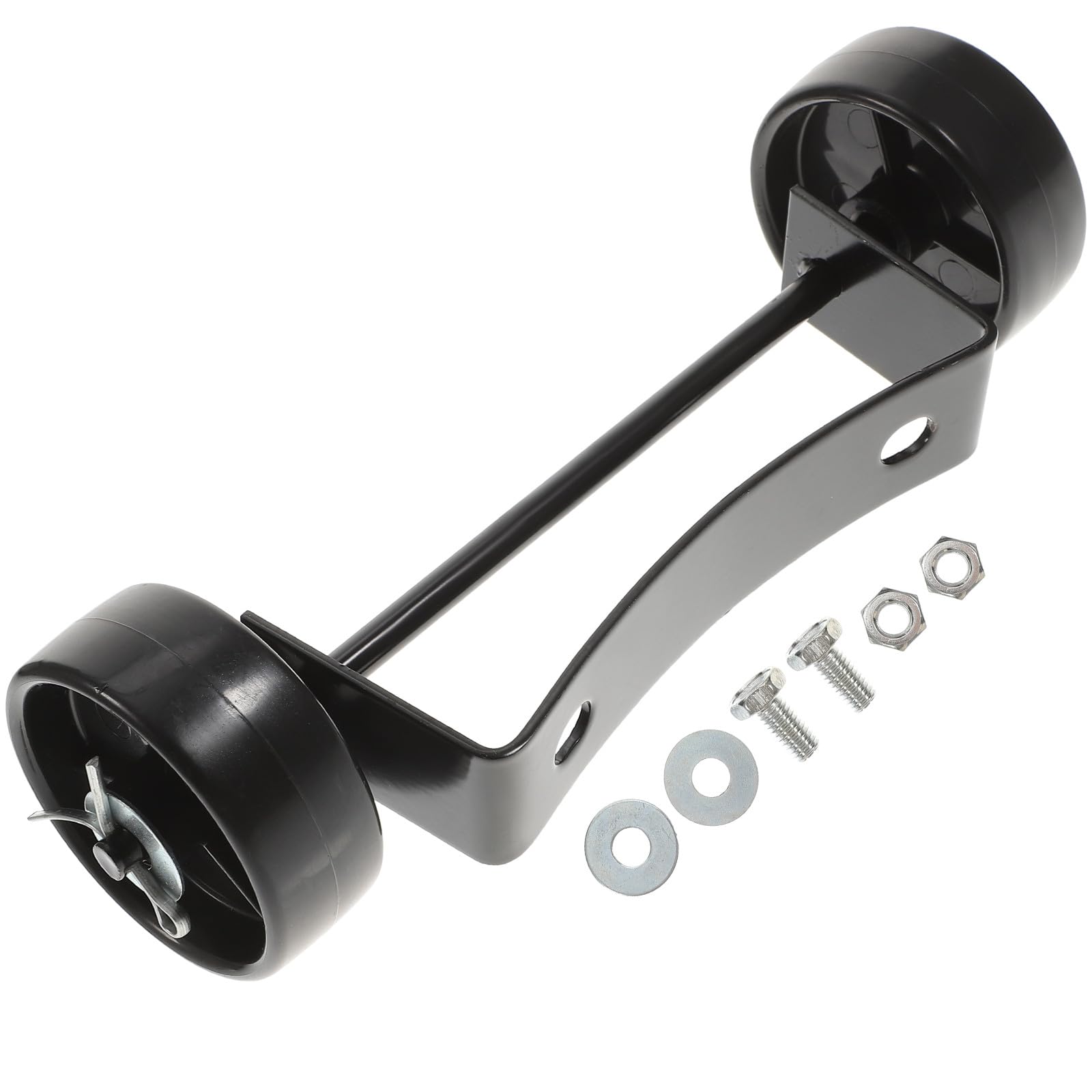 Toyvian Kit de Ruedas para Calentador de Gas de Patio Ruedas de Hierro Negras Resistentes para Exteriores Piezas de Repuesto para Estufa Portátil Tornillos Incluidos Movilidad Fácil y