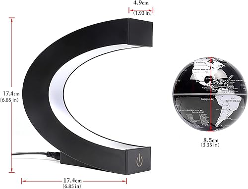 Miniatura 6 de Levitación magnética flotante giratoria globo mundial para niños con lámpara de color e interruptor táctil para hombres jefe fresco hogar  oficina