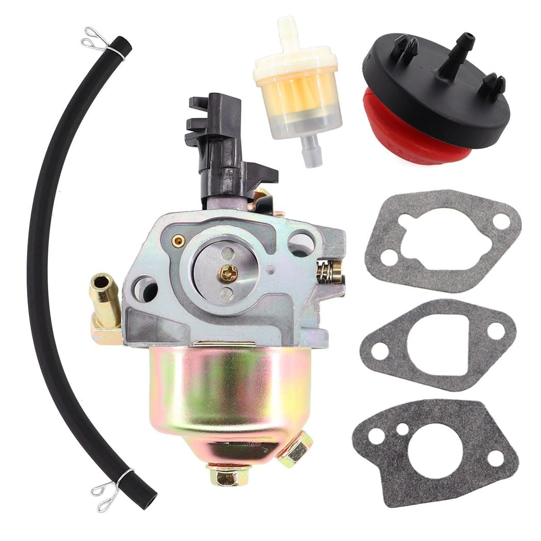 MCHNIC Vergaser mit Dichtung Kraftstofffilter für Huayi 170S 170SA 170SD 165S 165SA Schneefräse Ersetzt MTD 951-10368 951-10638A 751-10638 751-10638A 951-14026A 951-14027A