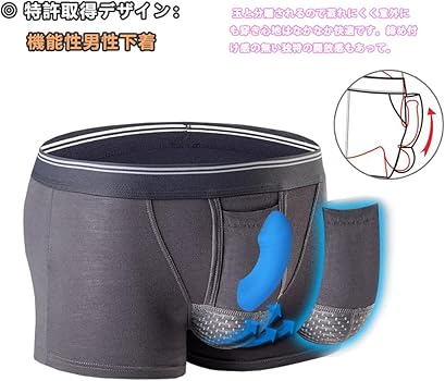 Amazon | [Jutazon] メンズ ボクサーパンツ 玉竿分離型 蒸れない