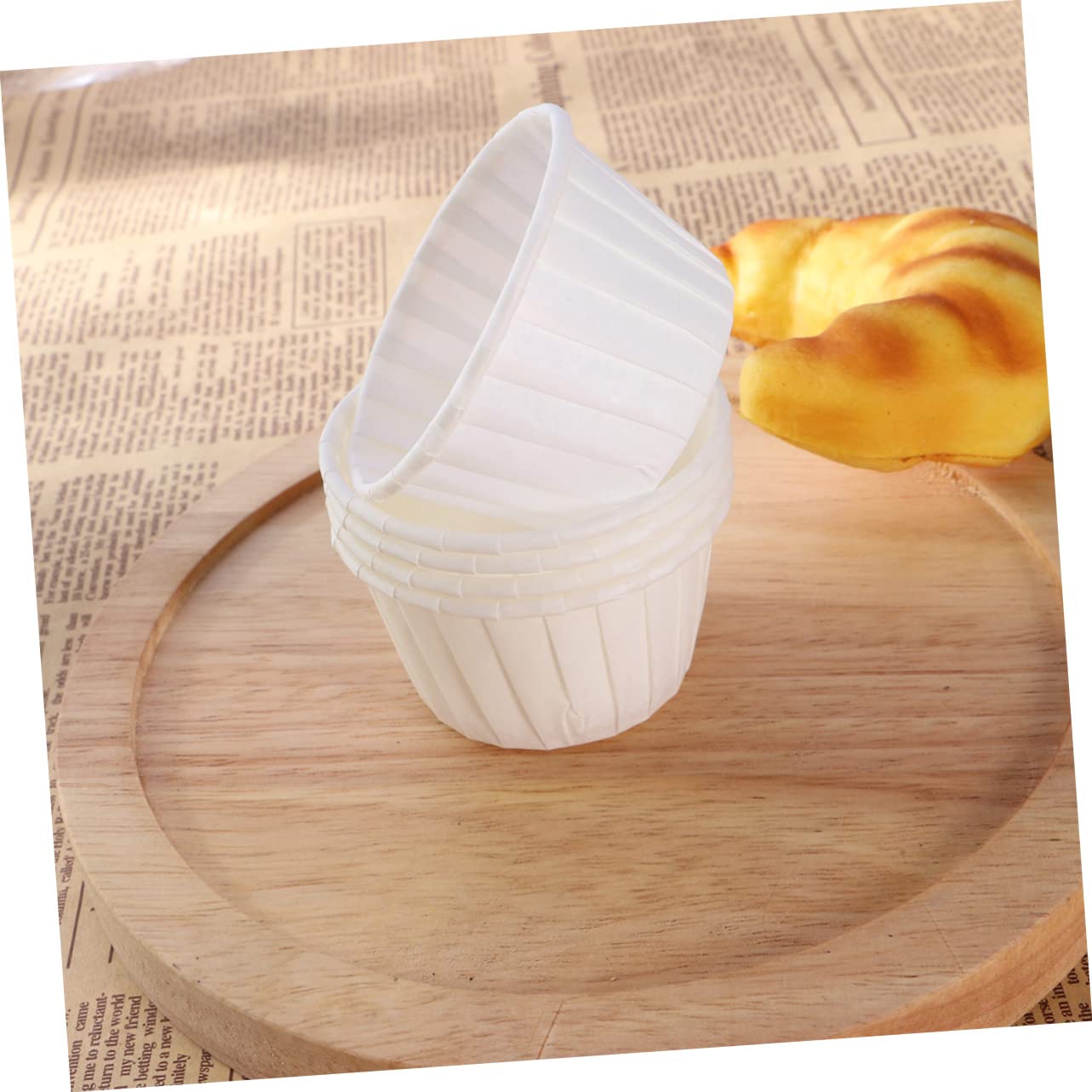 Custodie per cupcake di Natale, tazze da forno, 150 pz. Fodera di Carta Involucri di Carta for Muffin Stroopwaffles Pirottini for Muffin Imballaggio Involucri for Cottura Involucri for Cupcake Mini Mu