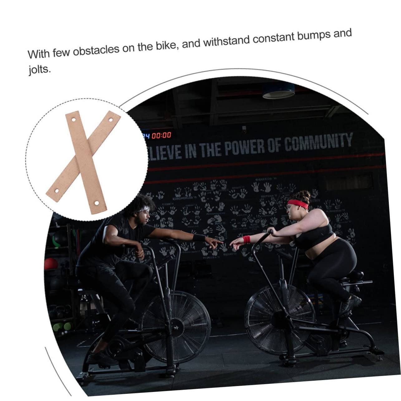 Alipis Pastiglie per Freni Bici Fitness Blocco per Bici da Spinning Facile Installazione Resistente E Silenzioso
