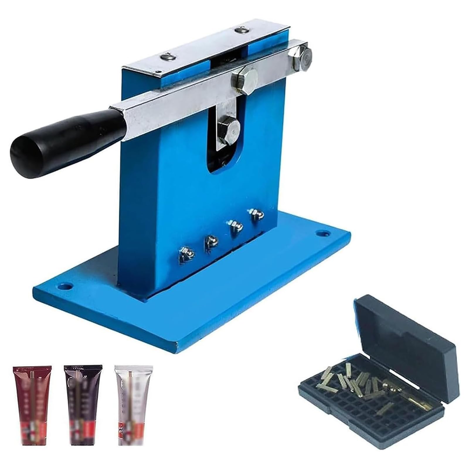 WIKINK Manual Aluminum Tube Sealer Crimper Pipe Sealing Machine Crimping Sealing Machine with Codeprinter 60mm Manual Crimper Ointment