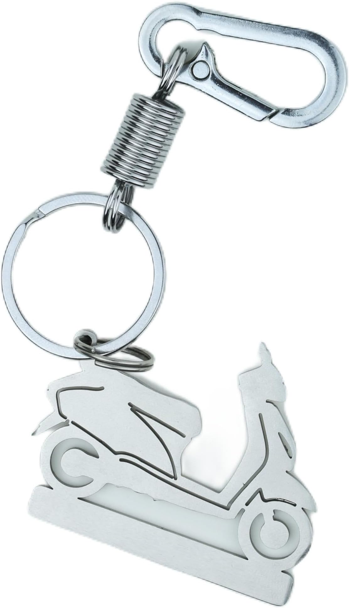 Bawli Booch Premium Personalized Black Laser Engraved Bike/Scooty Keychain - Customized with Your Bike/Scooty for a Unique and Stylish