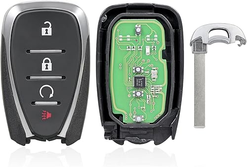 Miniatura 4 de Reemplazo de llavero remoto de entrada sin llave para automóvil para Chevy Bolt Equinox Trax Sonic Volt (HYQ4AA) 4 botones - 1 almohadilla