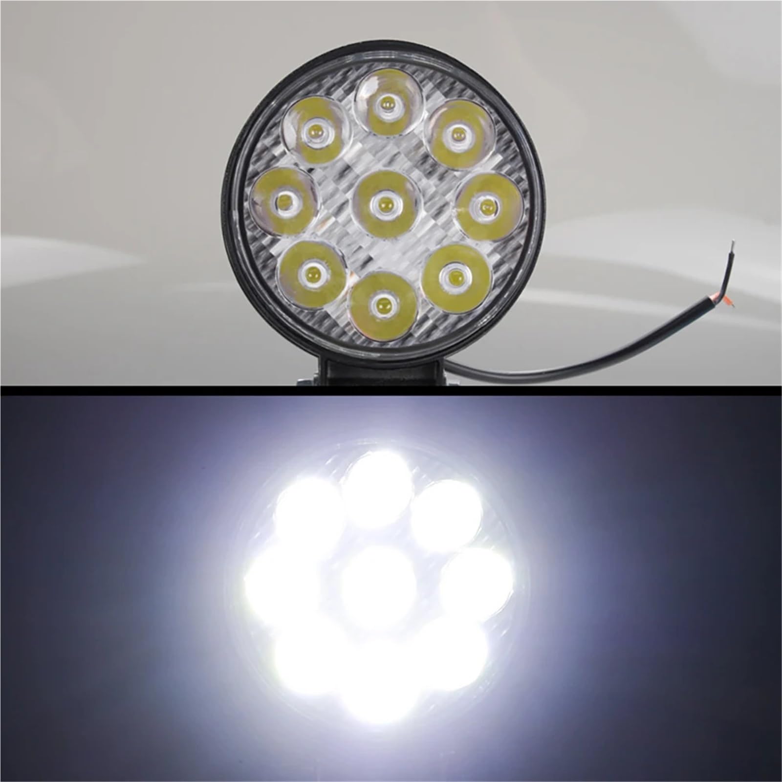 Reflektor LED 27W 9LED Światło Robocze LED Żarówki halogenowe
