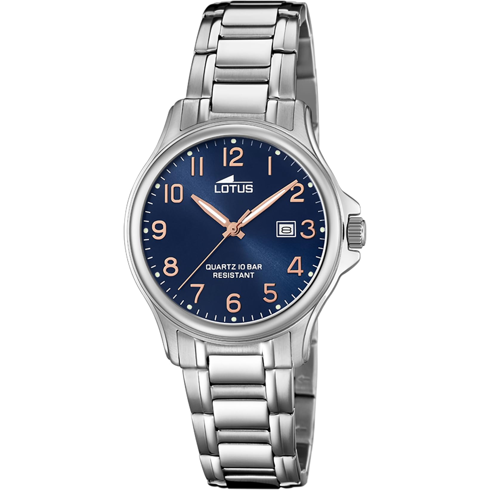 Lotus Montre pour Femme 18655/2 Acero Clasico Boîtier en Acier Inoxydable Gris Bracelet en Acier Inoxydable Gris