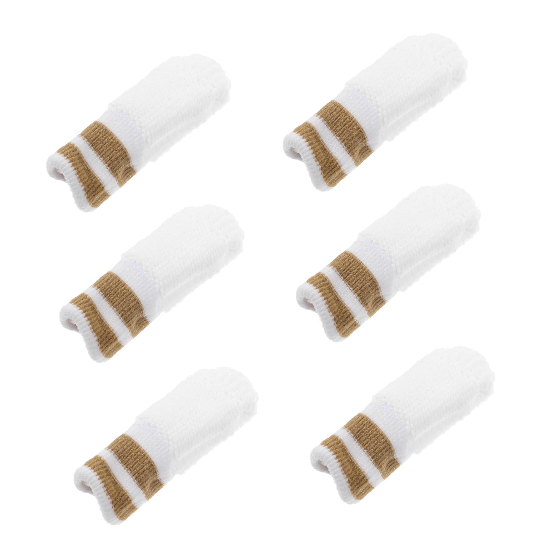 GRIRIW 6Pcs Pet Cleaning Finger Covers for Dog and Cat Oral Convenient Toothbrush Alternative for Easy Teeth Cleaning