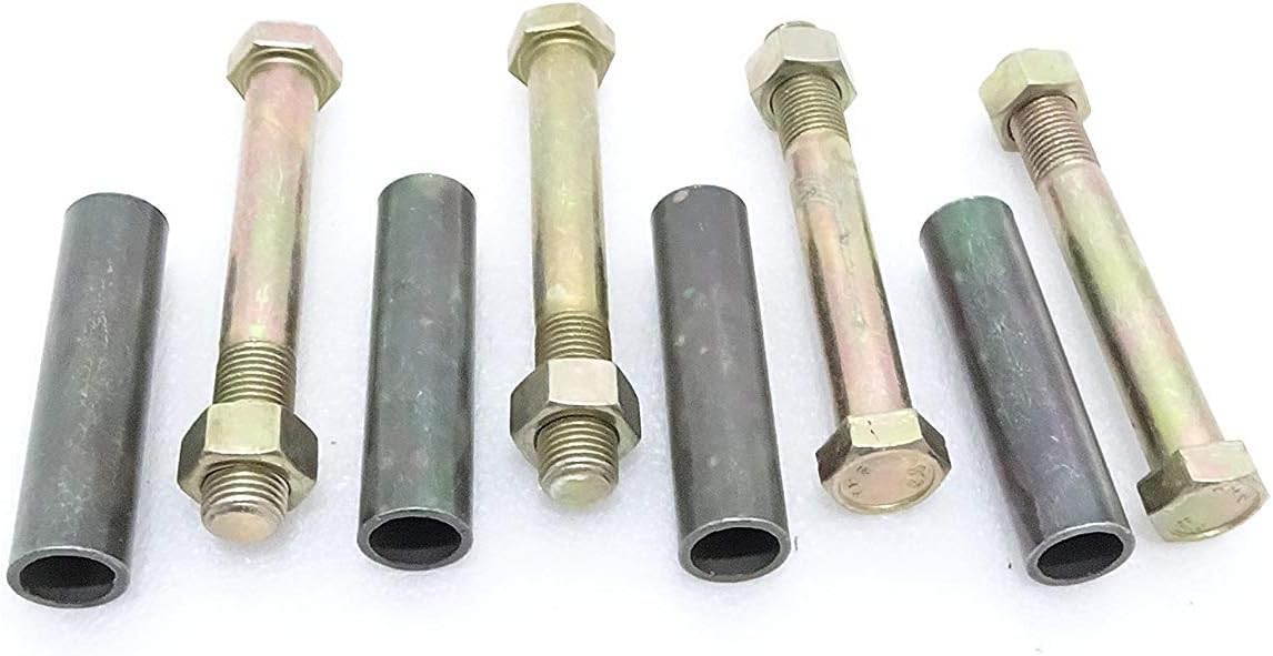 SUZUKI SAMURAI GYPSY FRONT & REAR LEAF SPRING PIVOT EYE BOLTS AND BUSH SET