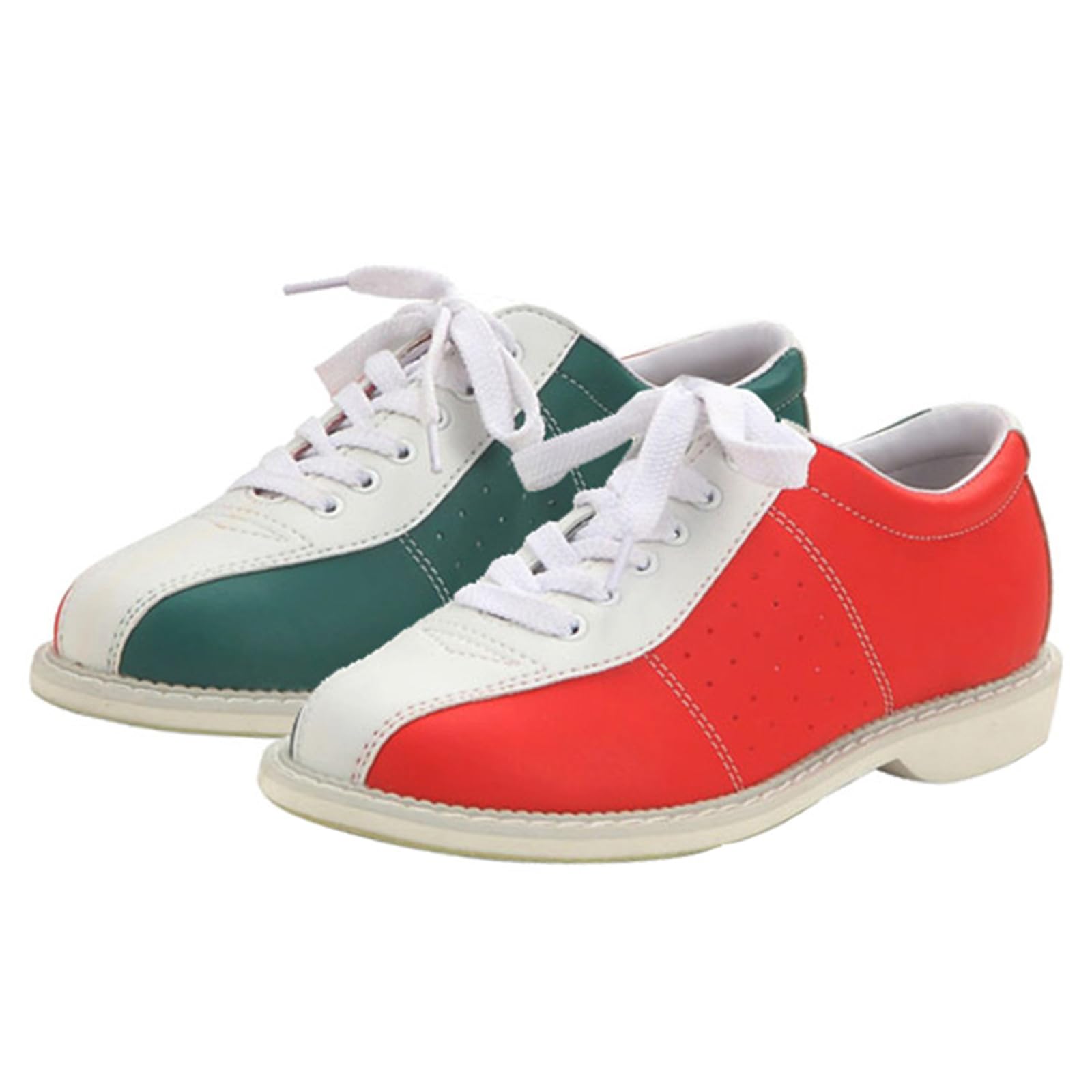 JiuQing Bowlingschuhe Herren Damen Mikrofaser Gleitsohle Für Anfänger Bowling-Trainingsschuhe