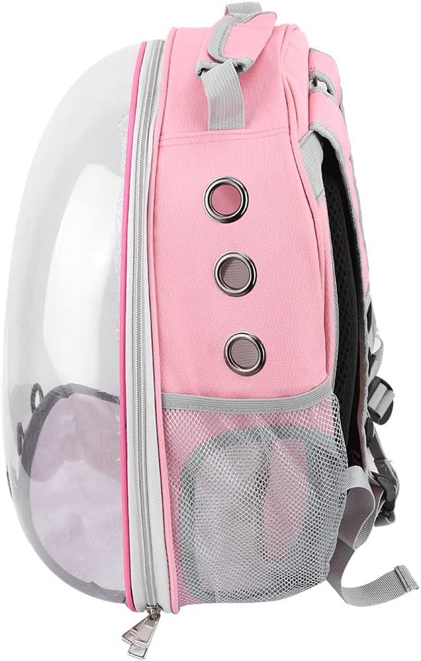 Bubble Cat Backpack, Portable Breathable Pet Outdoor Carrying Bag PVC Transparent Window Backpack, Pet Carrying Bag for Hiking, Travel and Outdoor Use