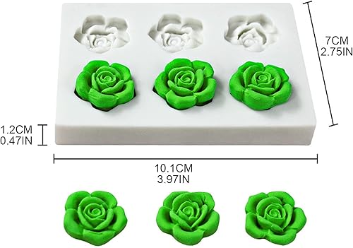 Miniatura 3 de Molde de silicona para pastel de frijoles verdes, molde de caramelo de chocolate para postre de bricolaje, molde de bloque de hielo hecho a mano,