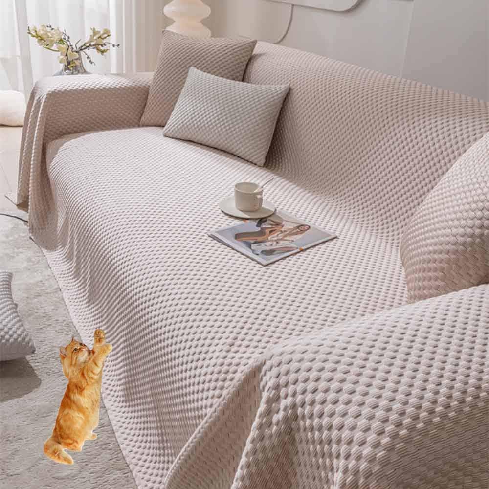 Funda de sofá extra grande a prueba de mascotas, protector antideslizante para perros y gatos, manta de sofá XXL (210 x 380 cm), solución perfecta para decoración del hogar