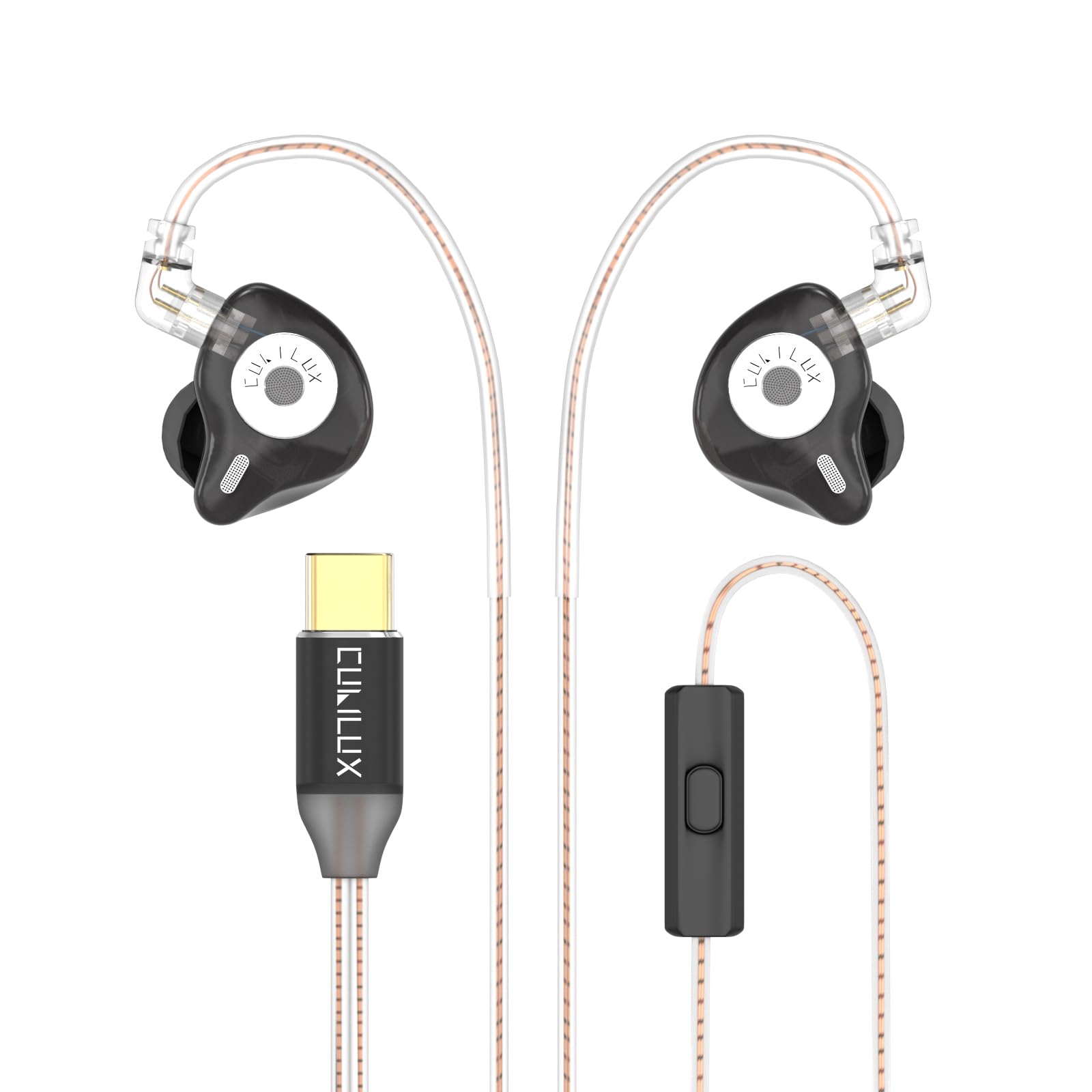 Amazon.com: Cubilux USB C Gaming in-Ear Monitor, Type C Headphones