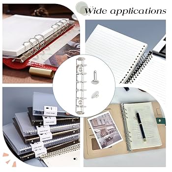 Amazon.co.jp: BENECREAT 4個入り 6穴A4リングバインダー機構