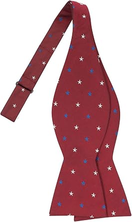 KissTies Silk Self-Tied Bowtie The USA Patriotic Bow Ties