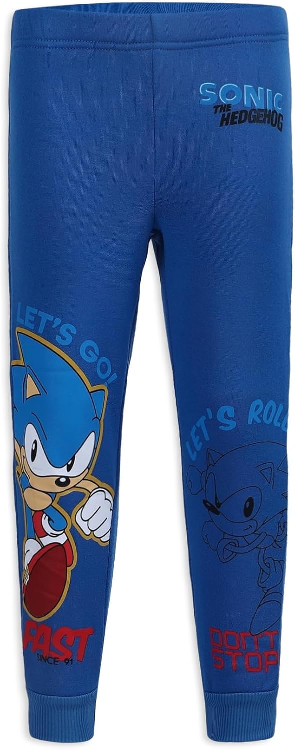 SEGA Sonic the Hedgehog Boys 2 Piece Sweatshirt and Pant Sets for Toddlers and Kids - Image 7