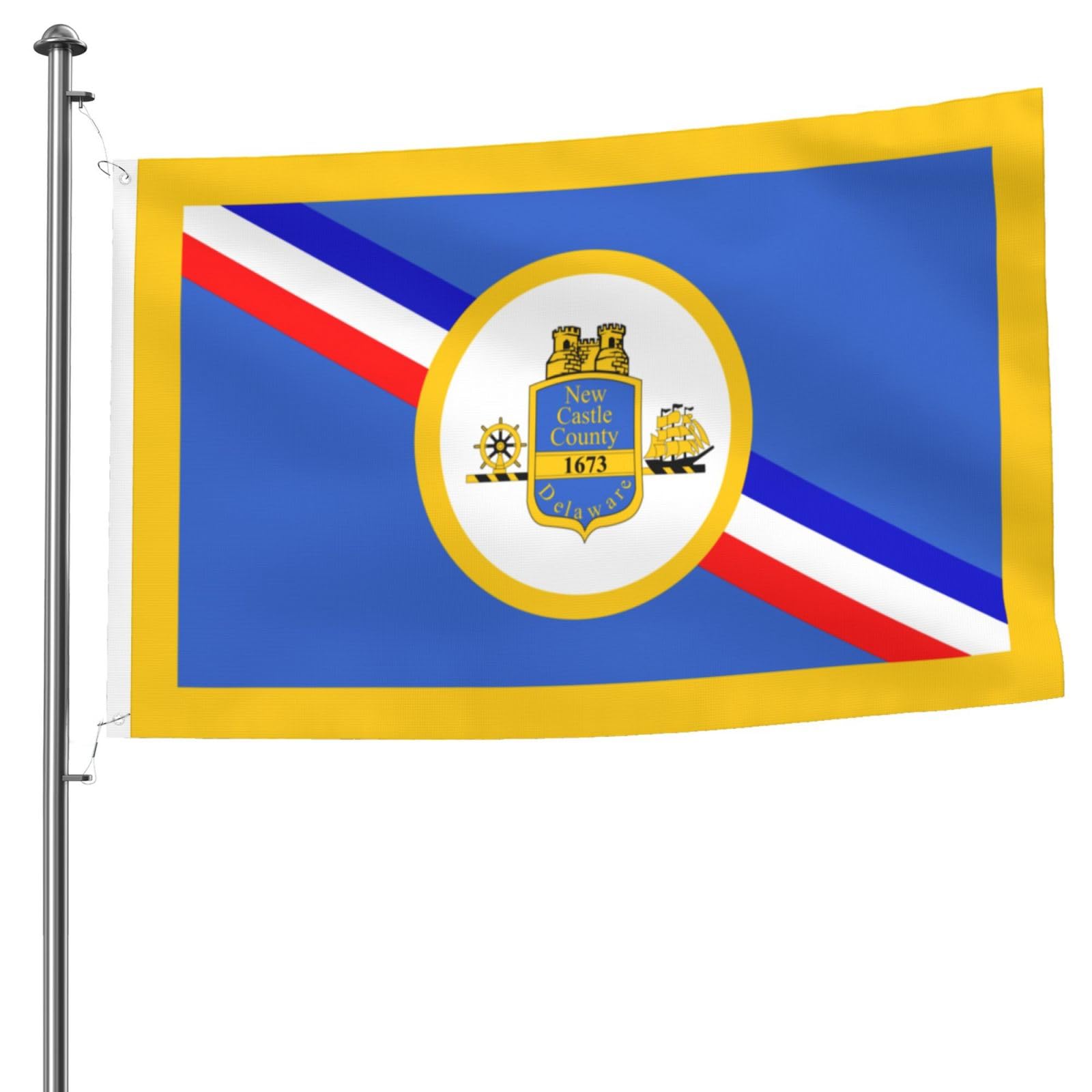 Amazon.com : Flag Of New Castle County, Delaware Flags For Outside