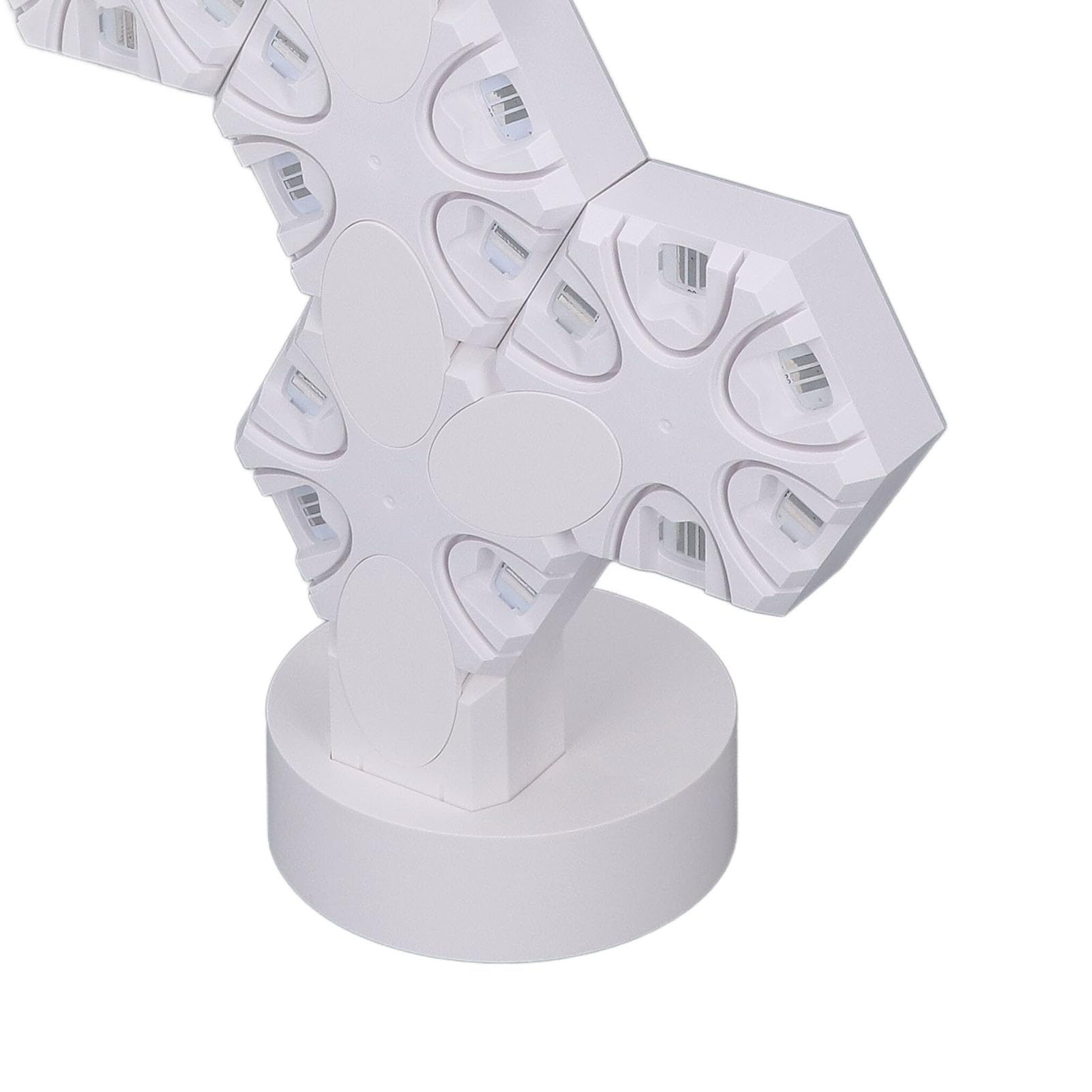 EVGATSAUTO LED Hexagon Wandpanel Set, 6 RGB Panels, Gaming Beleuchtung mit Fernbedienung, Stimmungslicht für Wohnzimmer