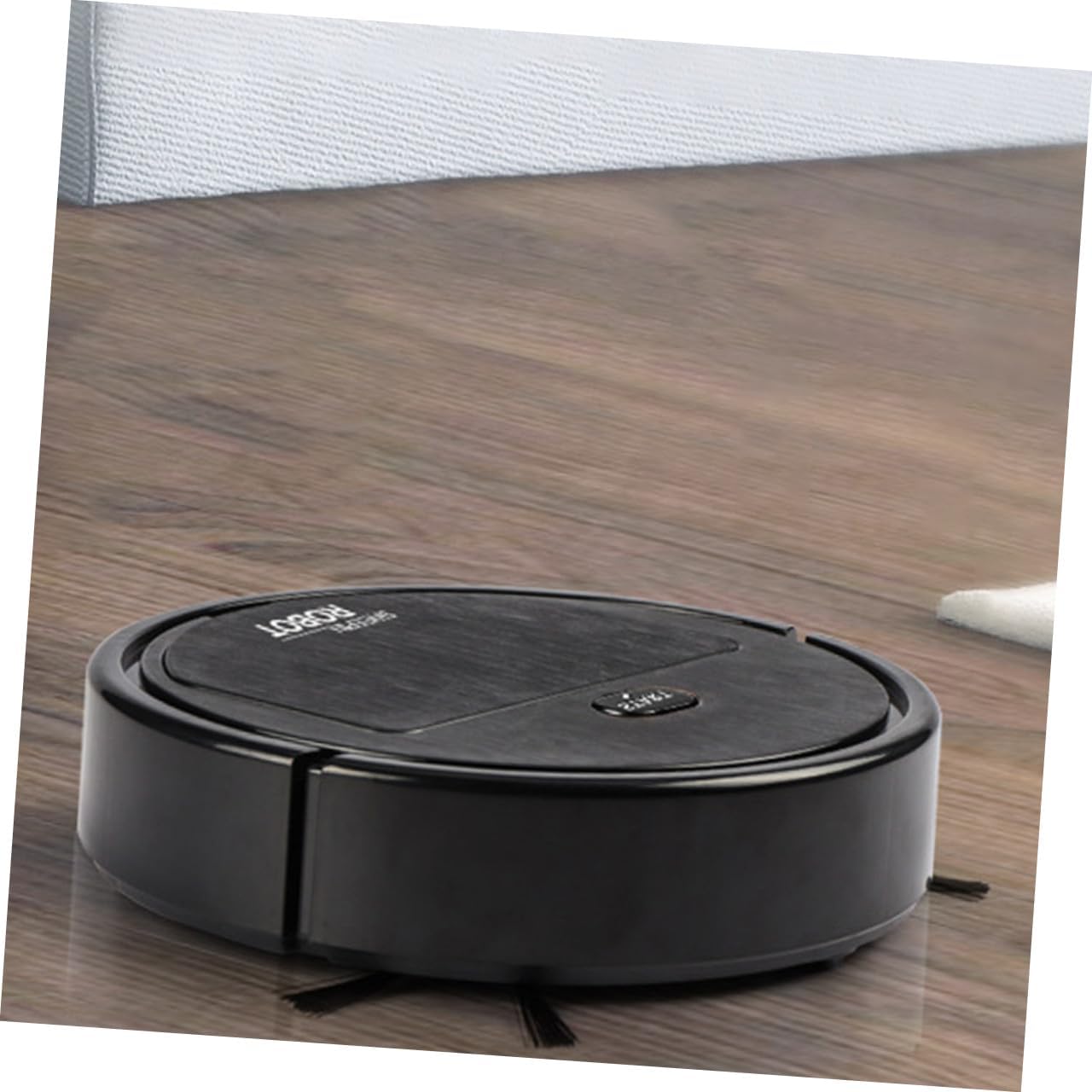 PRETYZOOM Mini Robotic Mopping Small for Small Areas Double Sided Wet Dual Use Black