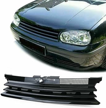 本日限りの特価。Volkswagen ゴルフ5 /ジェッタ　フロントグリルセット バッジレスフロントハニカムグリルセット、2006-2009、vwゴルフ