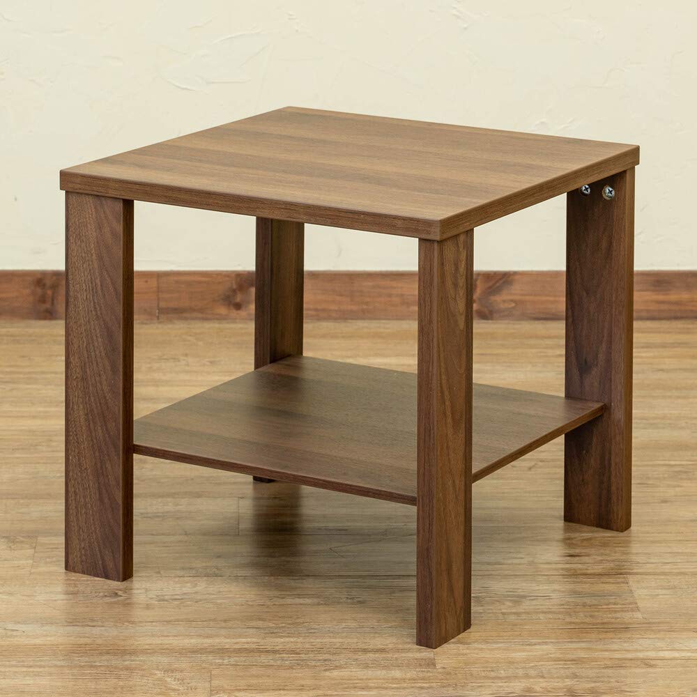 Amazon｜LDN-01WAL(0.8)KENNY サイドテーブル 50×50 ウォールナット