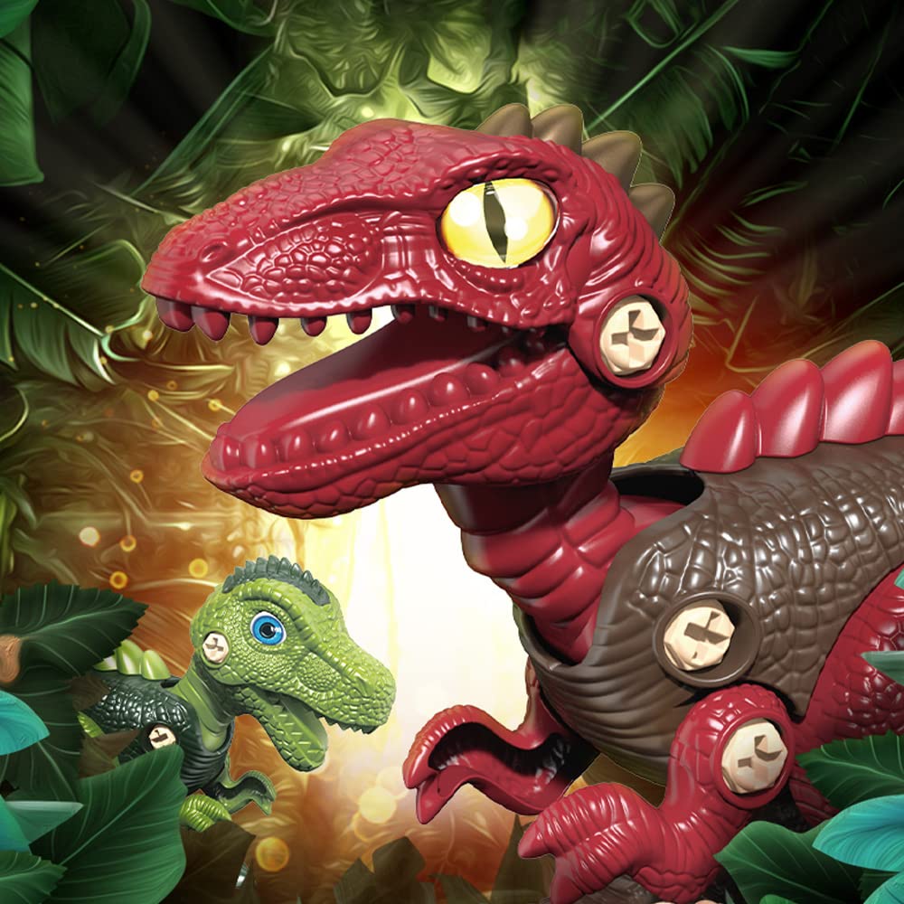 EMOCCI Dinosaur Toys for 4 5 6 7 Year Old Boys, Take Apart
