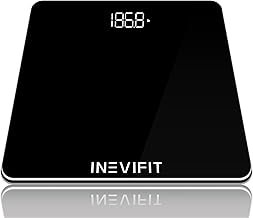 INEVIFIT Bathroom Scale, Highly Accurate Digital Bathroom Body Scale, Precisely Measures Weight up to 400 lbs
