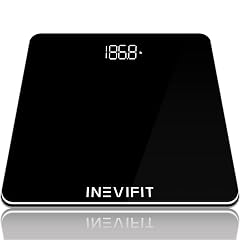 INEVIFIT Bathroom Scale Highly Accurate Digital Bathroom Body Scale Precisely Measures Weight up to 400 lbs