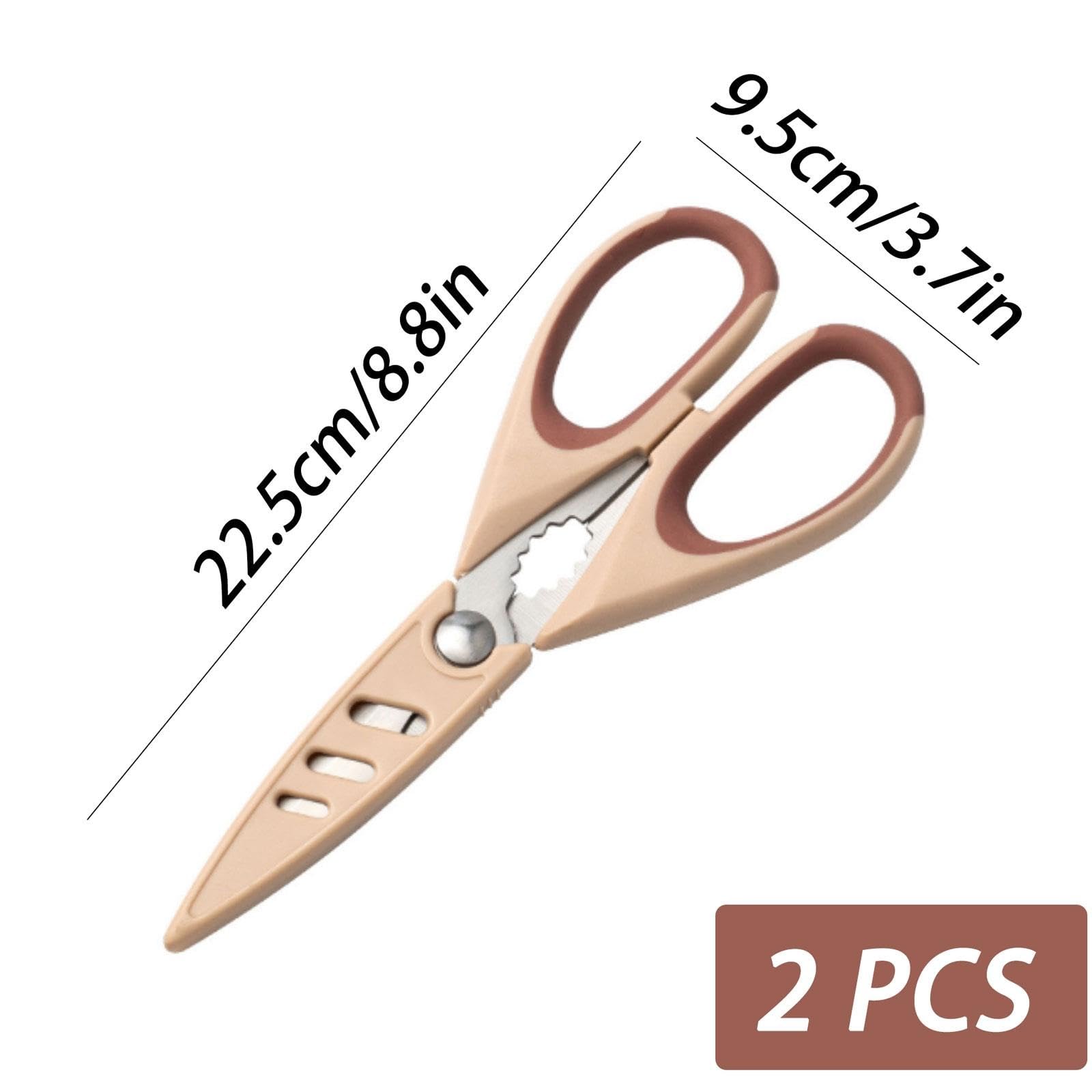Tijeras de cocina multiusos de acero inoxidable