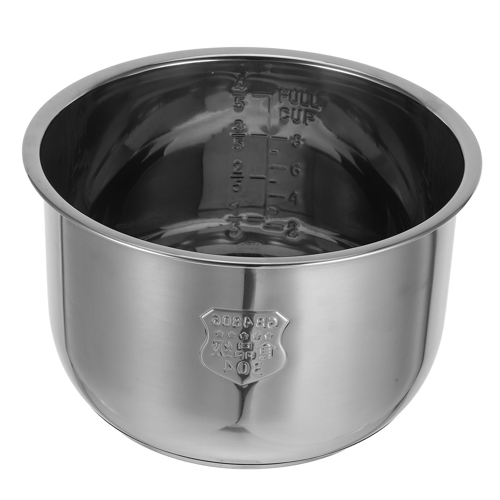 UKCOCO Inserto para Cocinar Arroz de Acero Inoxidable 4l Plata