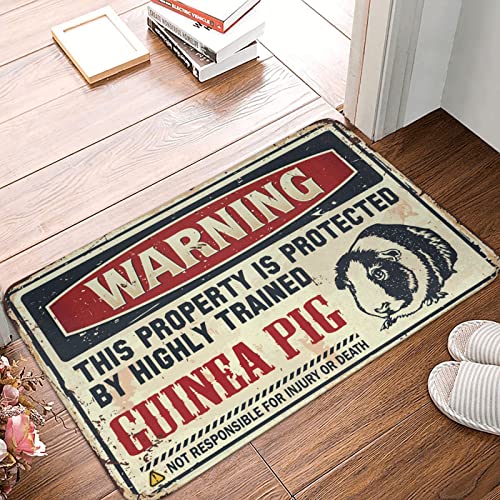 Tapis de sol cochon d'Inde antidérapant et résistant pour l'automne