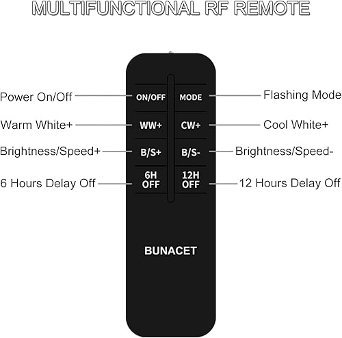 Miniatura 3 de Tira de luces LED blancas de 105 pies con control remoto (52.5 pies/rollo), cinta LED blanca cálida brillante para iluminación de dormitorio y
